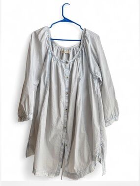🦋 FREE PEOPLE Oxford Swing Tunic 🦋